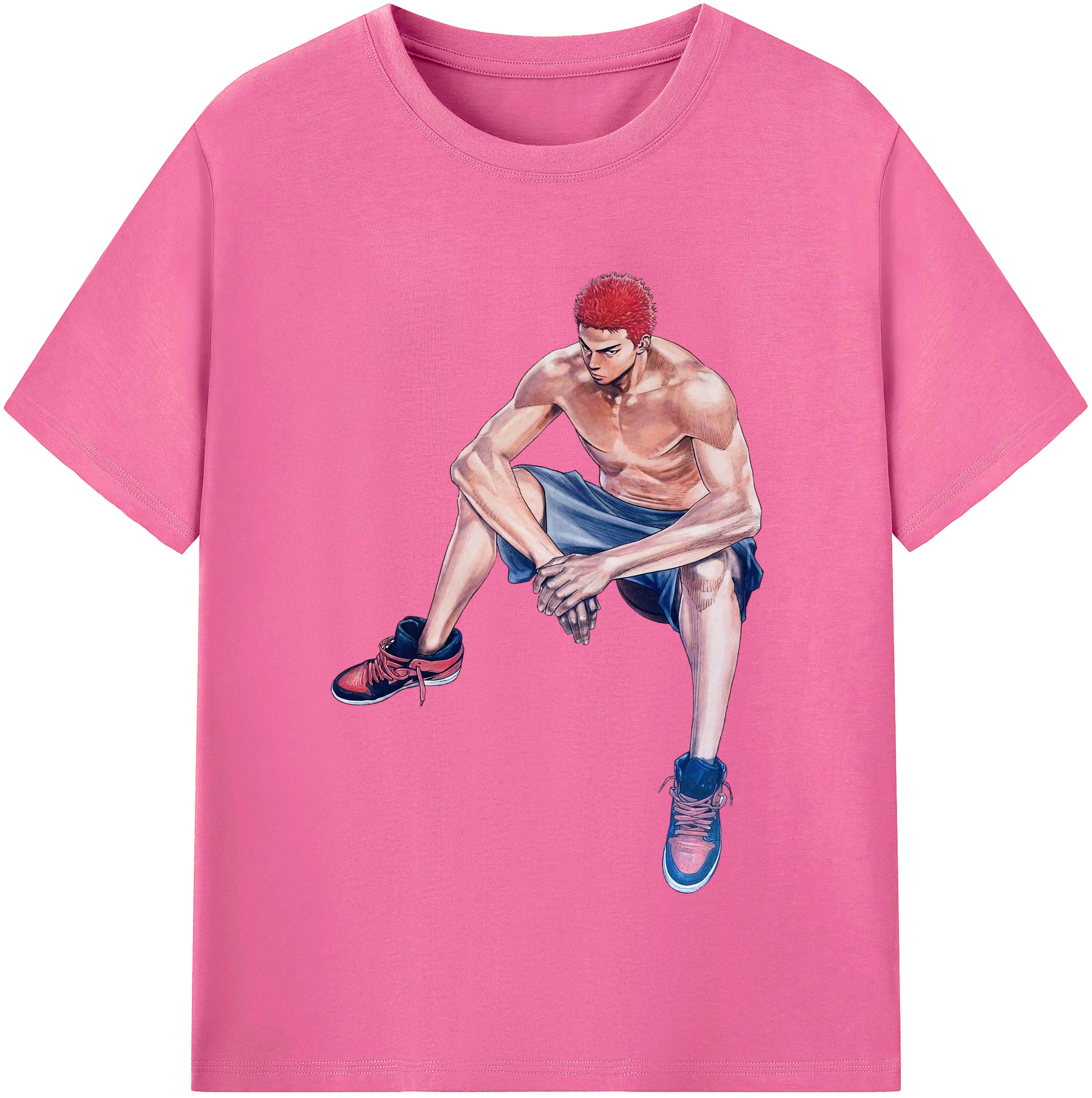 （画像用） SLAM DUNK／スラムダンク レディースカジュアルプリントTシャツ（綿100％）